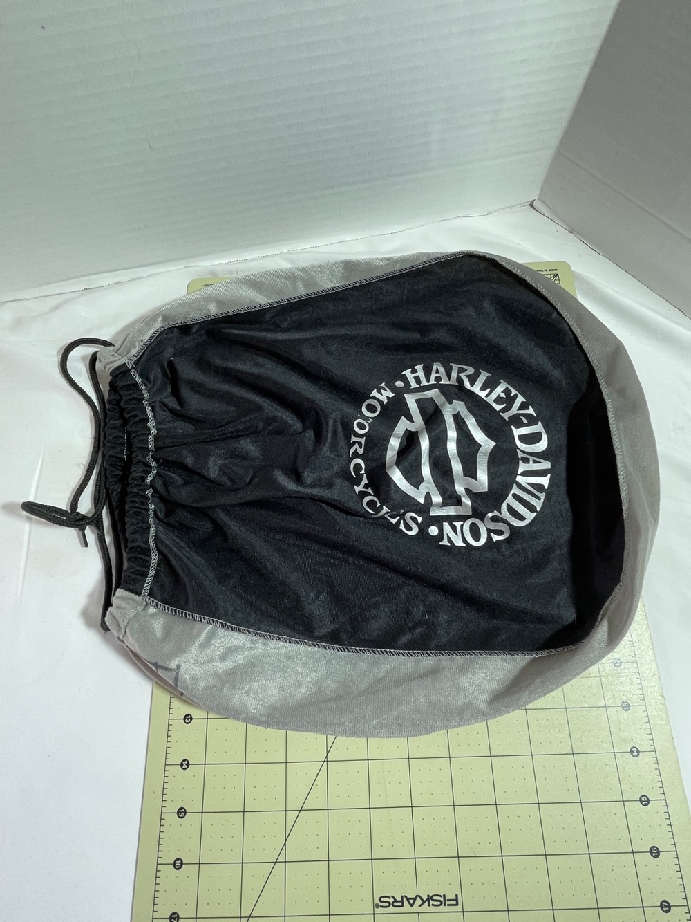 Harley Davidson Motorcycle Helmet Bag Sack Drawstring Black